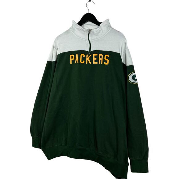Green Bay Packers Quarter-Zip Crewneck - Picture 3 of 8